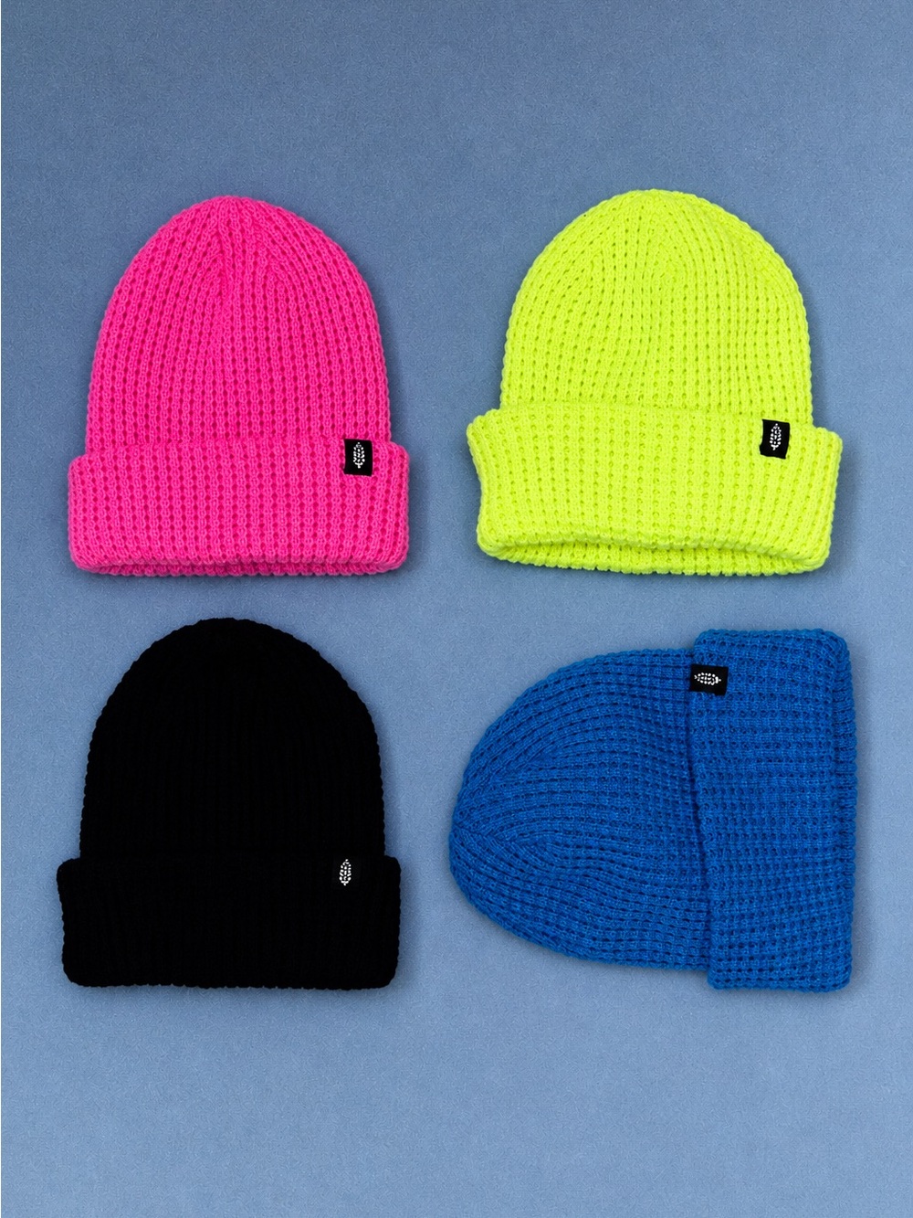 Free People FP Movement Cool Down Beanie Rare Neon Green Oversized Hat Toque